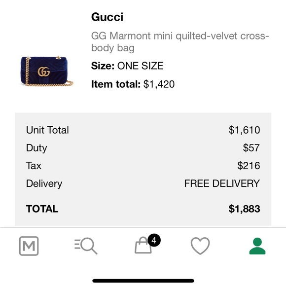 Gucci Mini Marmont - Picture 6 of 6